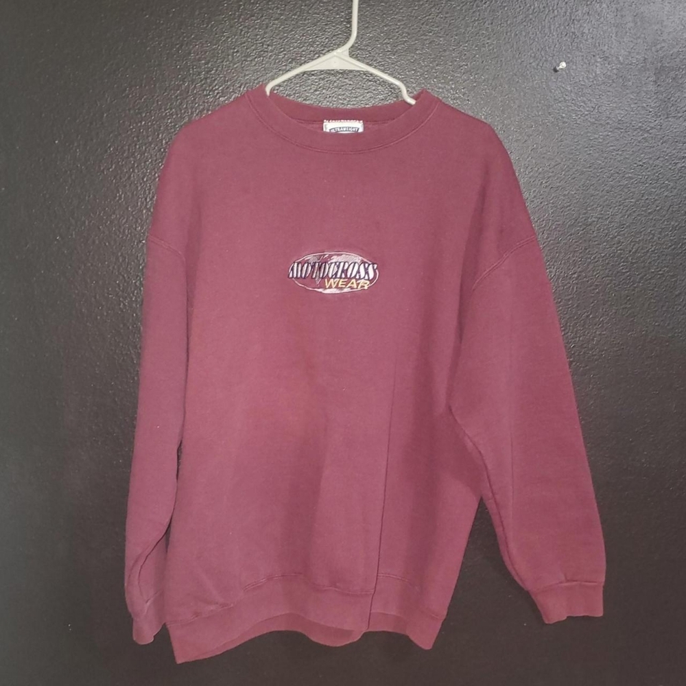 Vintage Y2K Motocross Wear Sweatshirt - XL